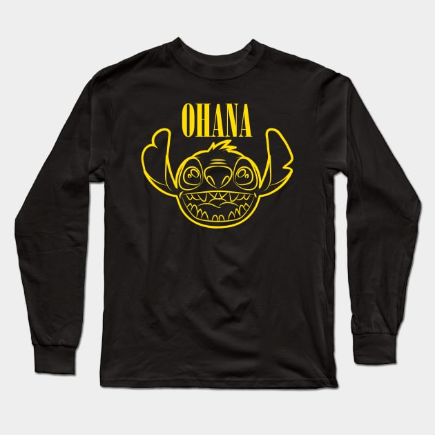 ohana Long Sleeve T-Shirt by sambukino